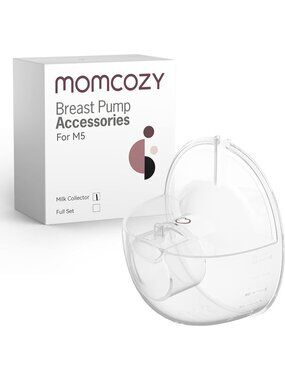Momcozy M5 Milk Collector Original M5 Breast Pump Replacement Accessory – 1 Pack
